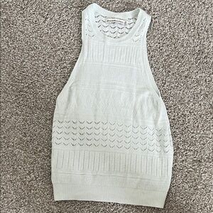 Light Blue A&F Sleeveless Knit Top